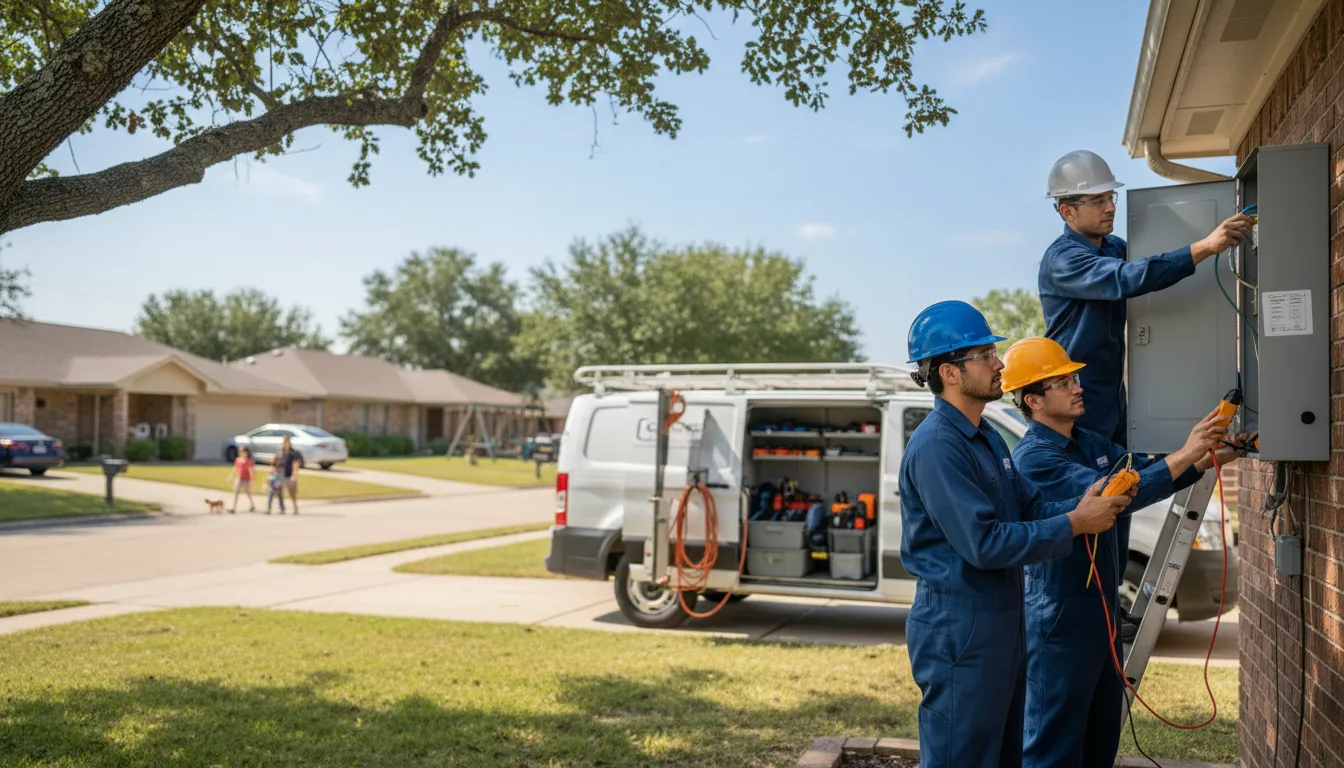 Certified electrician providing emergency electrical services in Brookline, MO